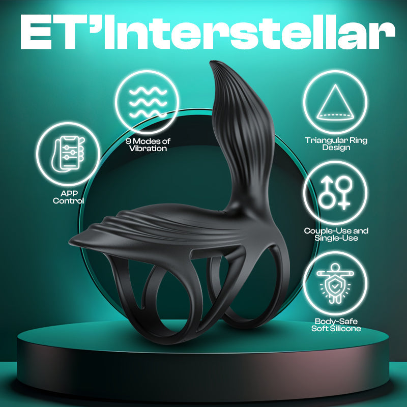 ET’Interstellar - APP Control Vibrating Cock Ring