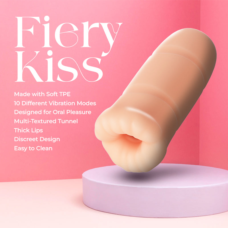 Fiery Kiss – Realistisch vibrierender Masturbator