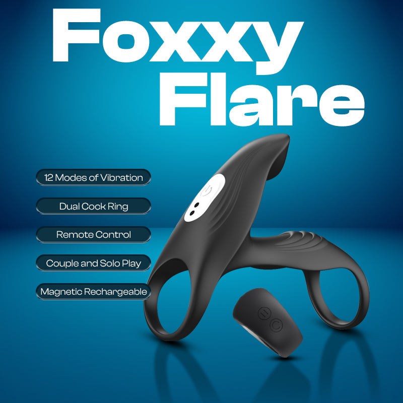 Foxxy Flare - Remote Control Vibrating Cock Ring