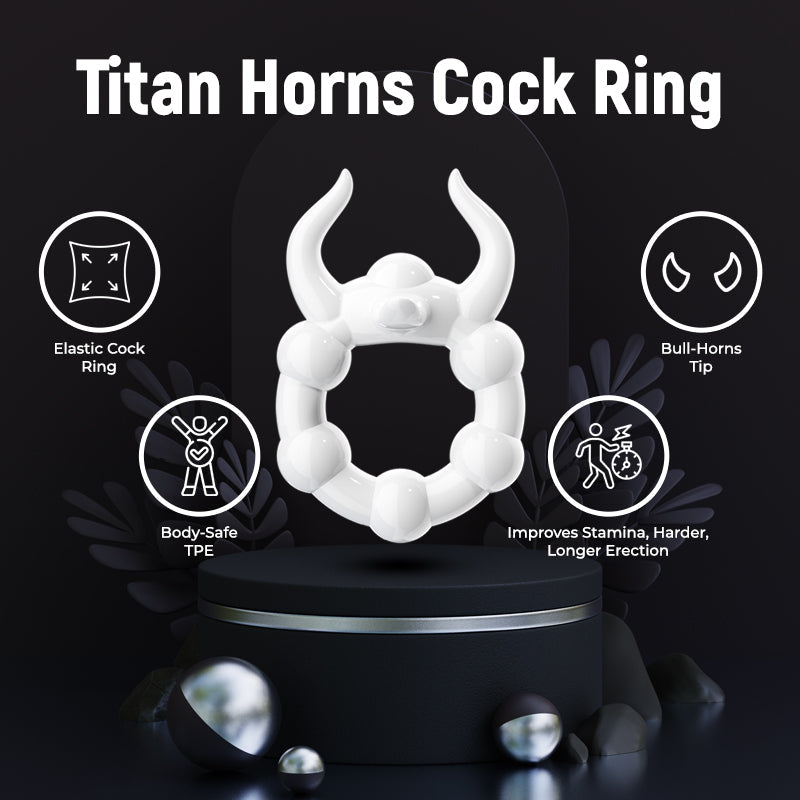 Titan Horns Cock Ring