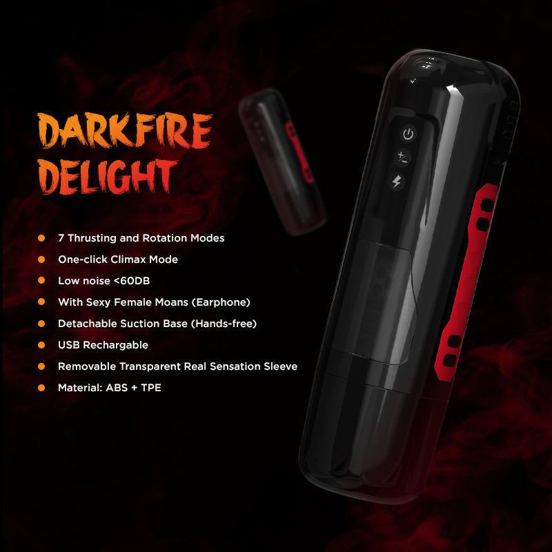 Darkfire Delight – Masturbador Masculino Automático