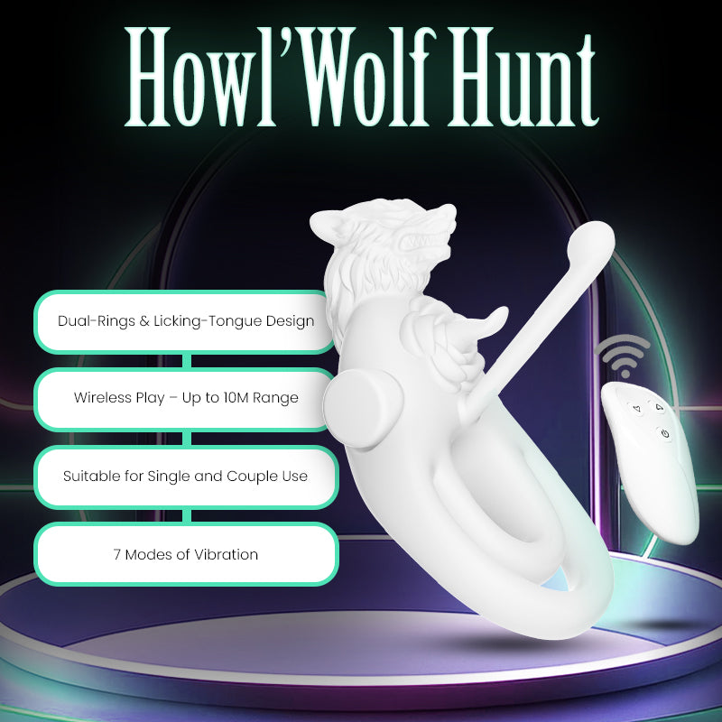 Howl’Wolf Hunt - Remote Control Vibrating Cock Ring