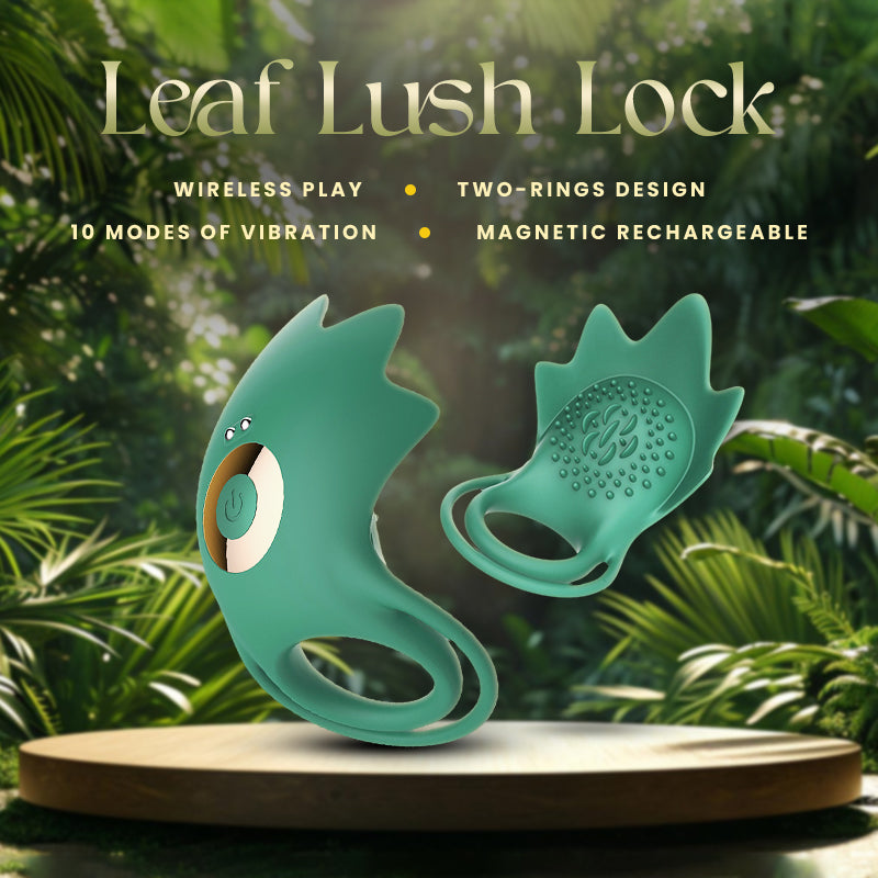 Leaf Lush Lock - Remote Control Vibrating Cock Ring