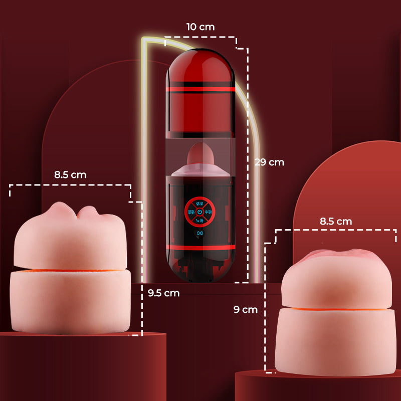 Harmonic Haven - Dual Entry Vibrating Masturbator