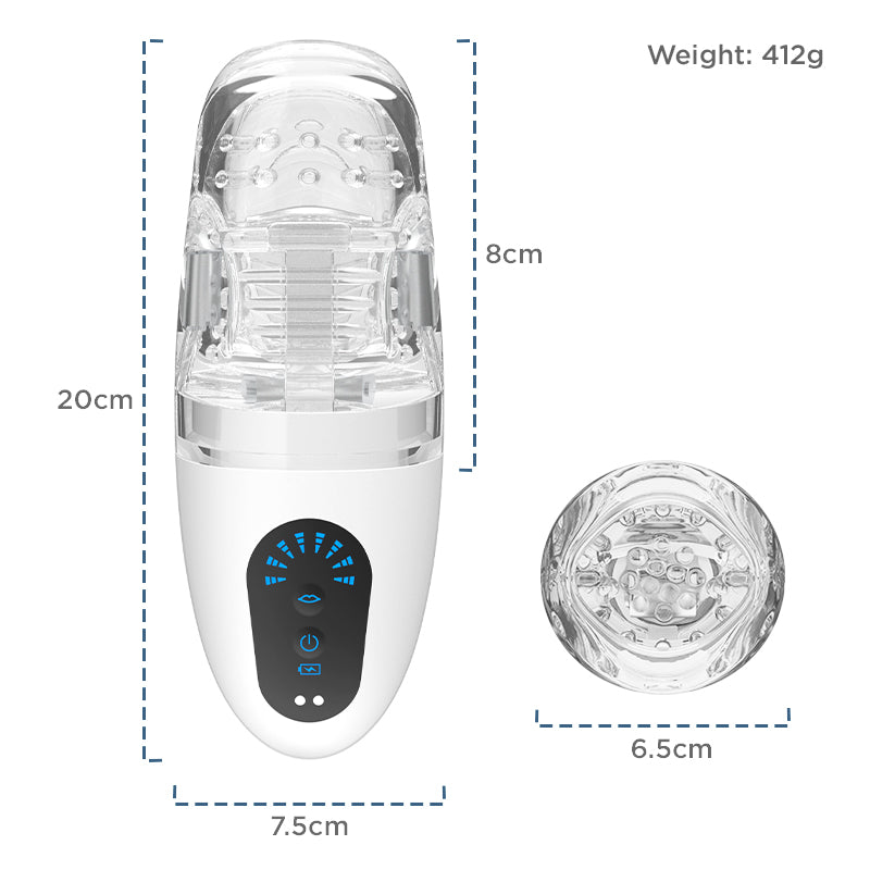 Crystal Kiss - Masturbador Automático Hombre