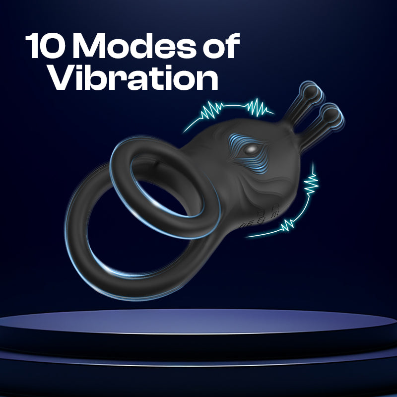 Nezar Night - Vibrating Dual Cock Ring