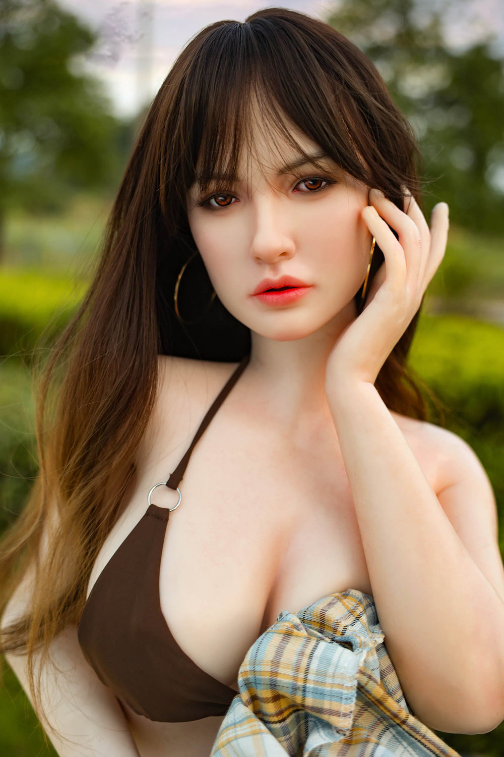 Orange In Doll 160 cm D Silicone - Hannah Heart