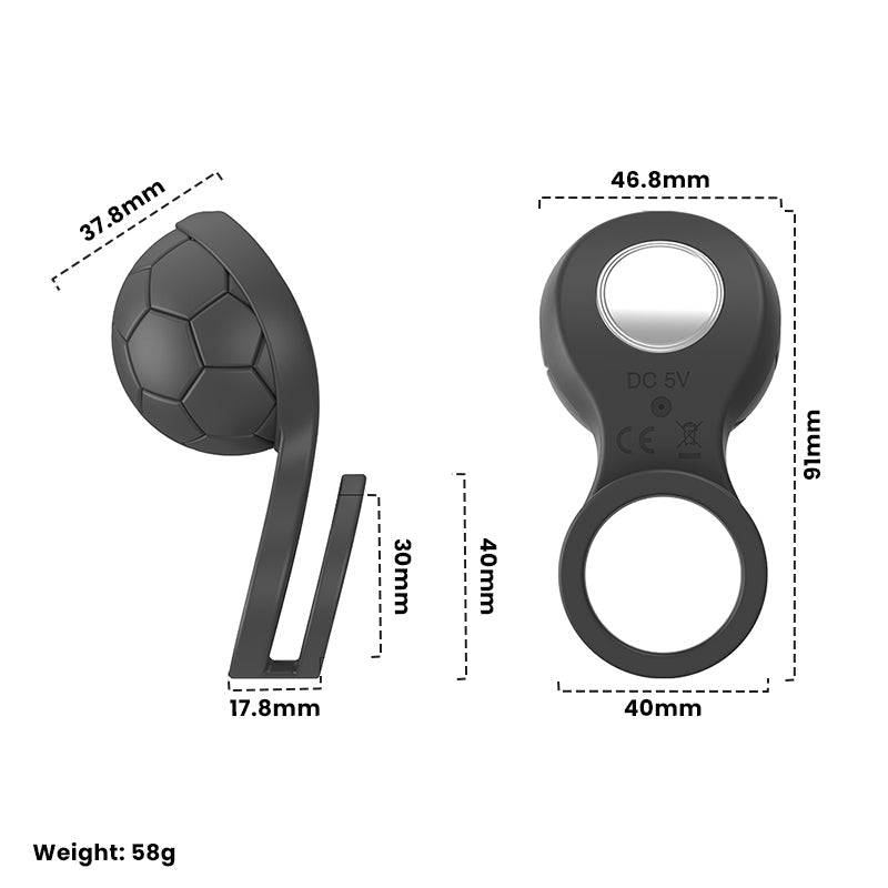 Goal Getter– Remote Control Vibrating Dual Cock Ring