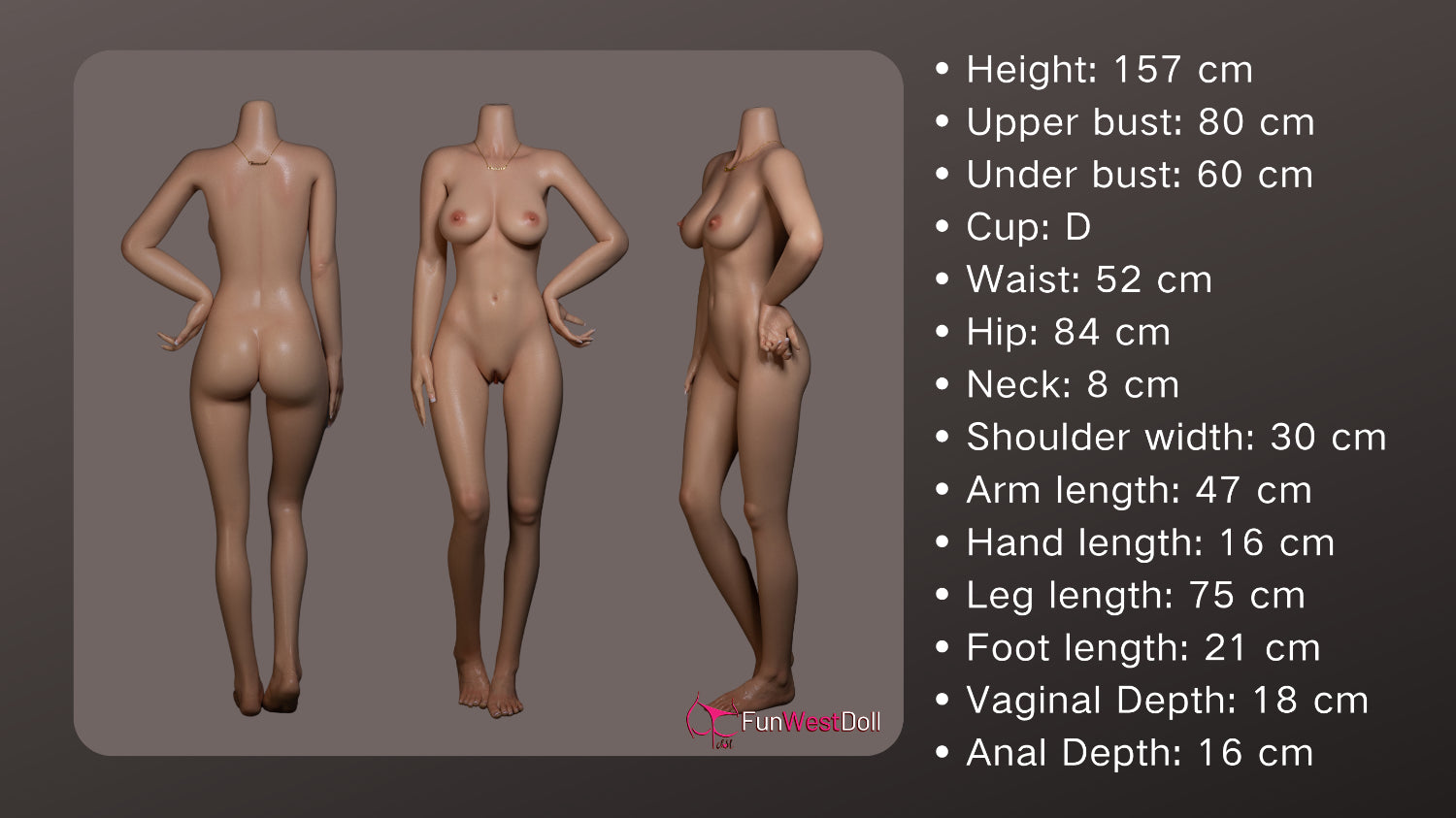 FunWest Doll 157 cm D Silicone - European Alexa