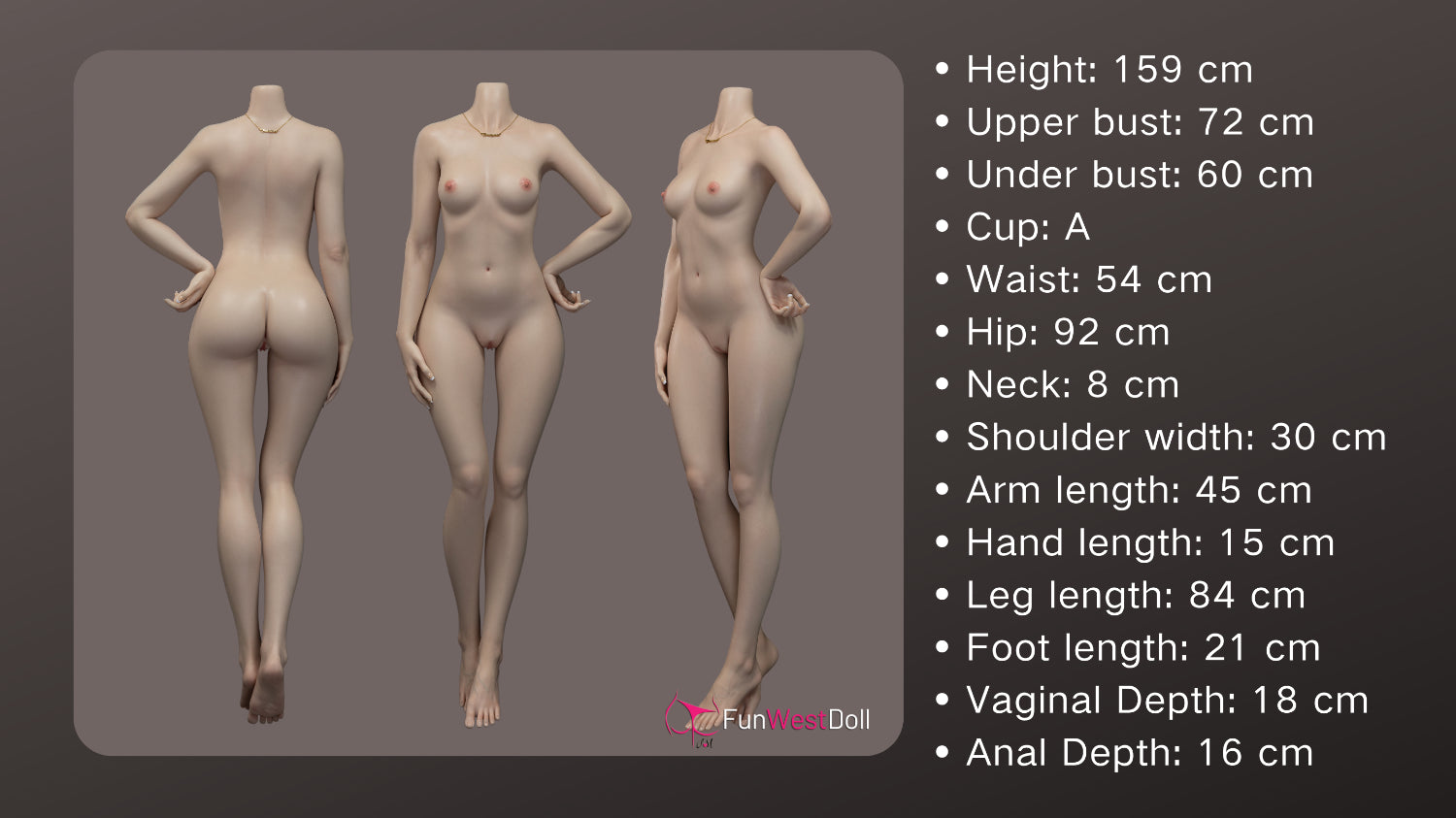 FunWest Doll 159 cm A Silicone - Asian Alice