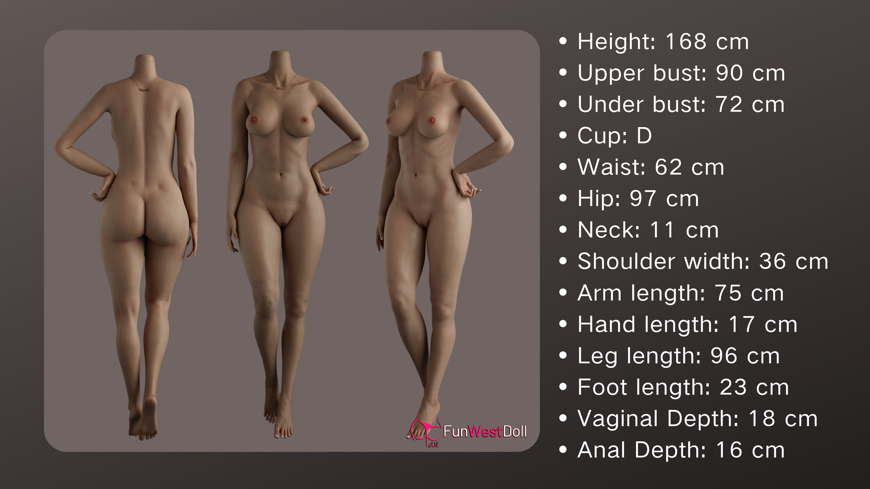 FunWest Doll 168 cm D Silicone - European Skylar