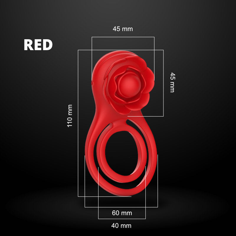 Petal Pulsar - Vibrating Dual Cock Ring