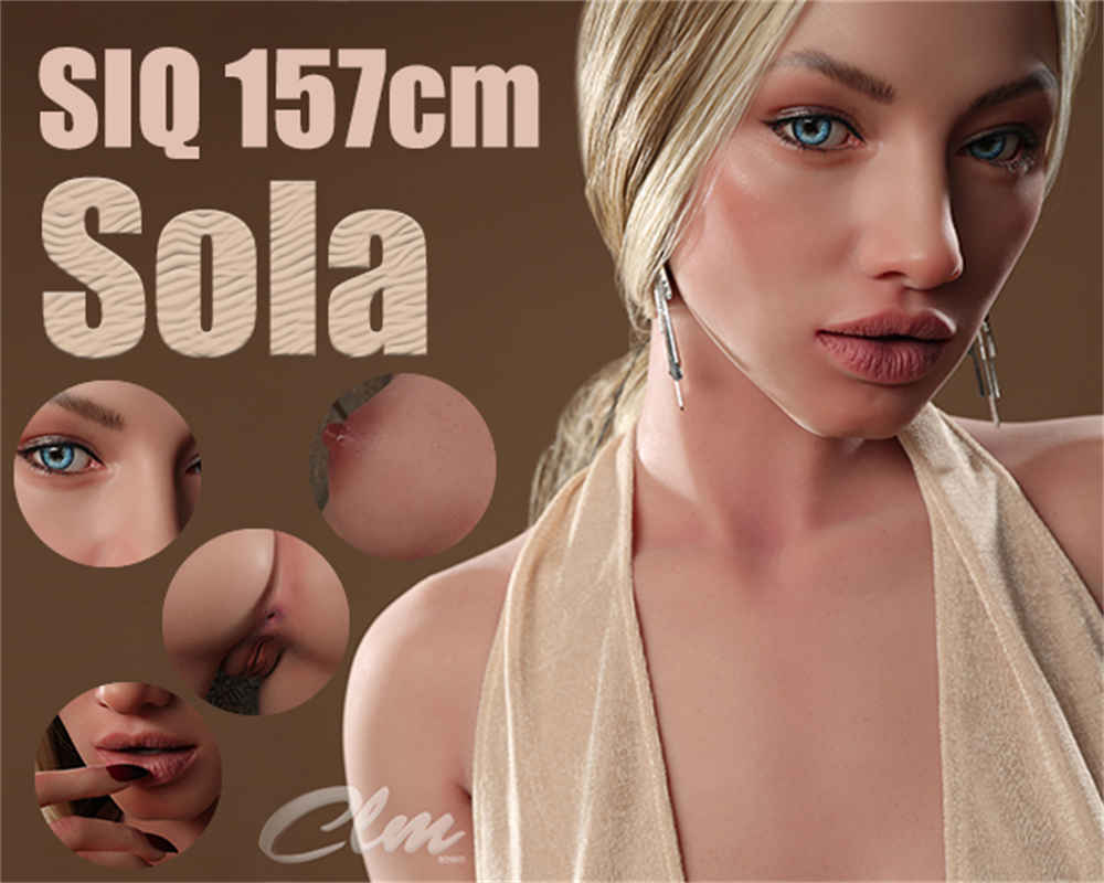 CLIMAX DOLL 157 cm Silicone - Sola (Movable Jaw)