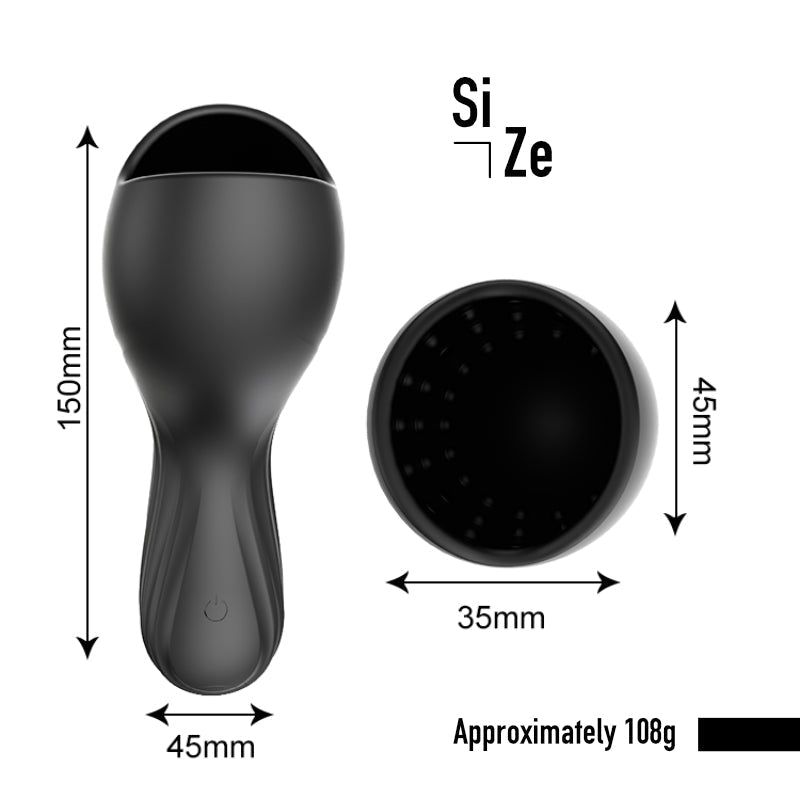 Black Hole Vibrating Male Stroker - FRISKY BUSINESS SG