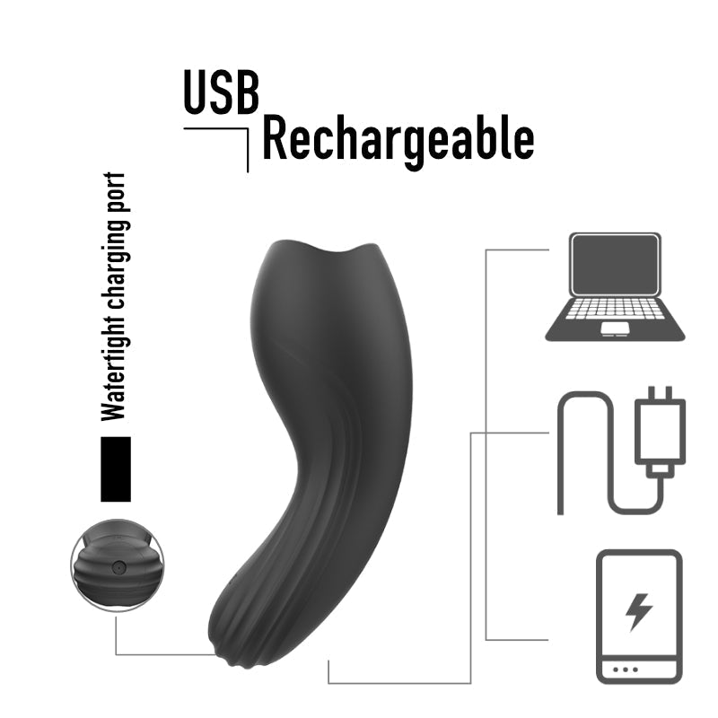 Black Hole Vibrating Male Stroker - FRISKY BUSINESS SG