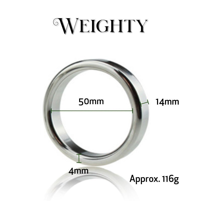 Heavy Stainless Steel Penis Ring | FRISKY BUSINESS SG