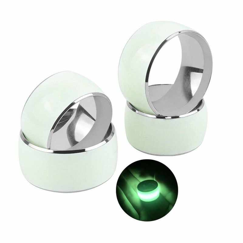 Luminous Stainless Steel Cock Ring - FRISKY BUSINESS SG