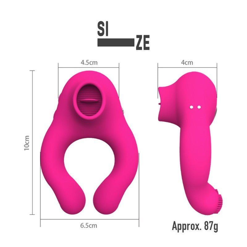 Pincher - Penis Ring 2 in 1 Vibrator - FRISKY BUSINESS SG