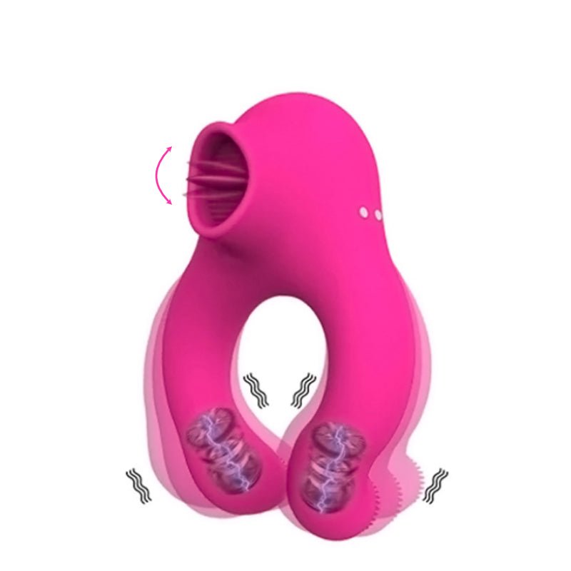 Pincher - Penis Ring 2 in 1 Vibrator - FRISKY BUSINESS SG