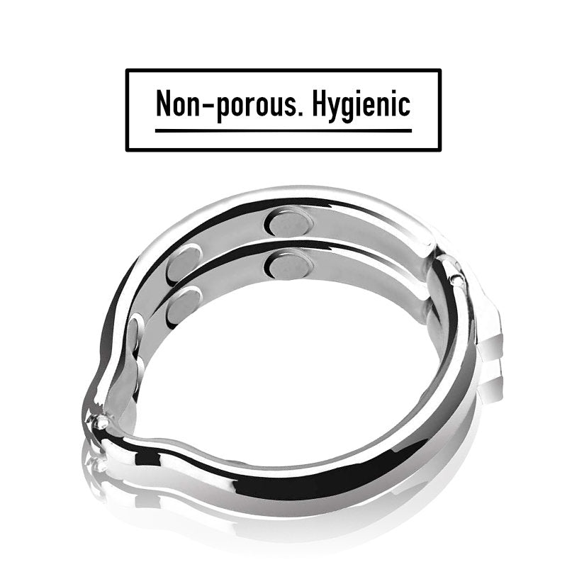 Pleasure Plunger – Stainless Steel Penis Ring - FRISKY BUSINESS SG