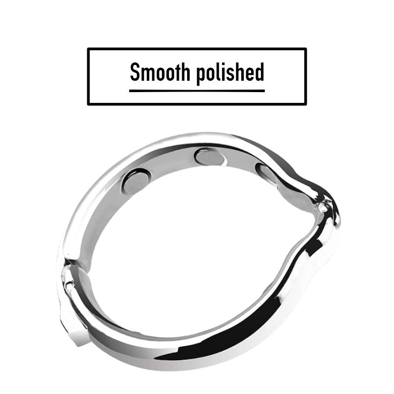 Pleasure Plunger – Stainless Steel Penis Ring - FRISKY BUSINESS SG