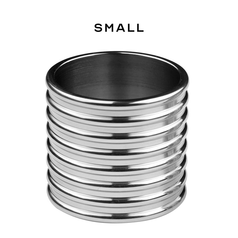 Stainless Steel Cylinder Penis Ring - FRISKY BUSINESS SG