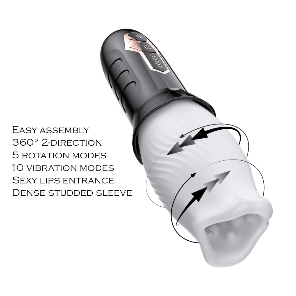 The Cyclone - Automatic Spinning Stroker with Vibration - FRISKY BUSINESS SG